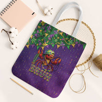 Funny Crawfish Carnival Tote Bag It's Mardi Gras Bruh - Wonder Print Shop
