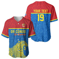 Custom World Football 2026 DR Congo Baseball Jersey Roar of Les Leopards