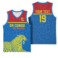 Custom World Football 2026 DR Congo Basketball Jersey Roar of Les Leopards