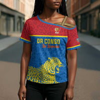 Custom World Football 2026 DR Congo Cross Shoulder Shirt Roar of Les Leopards