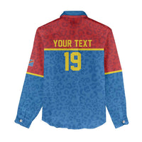 Custom World Football 2026 DR Congo Women Casual Shirt Roar of Les Leopards