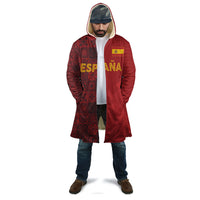 Custom World Football 2026 Spain Cloak Spanish Lion Azulejo Pattern