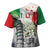Italy Pisa Tower Cross Shoulder Shirt White Lily With Flag Style - Wonder Print Shop
