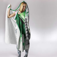 Italy Pisa Tower Hooded Blanket White Lily With Flag Style - Wonder Print Shop