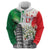 Italy Pisa Tower Hoodie White Lily With Flag Style - Wonder Print Shop
