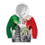Italy Pisa Tower Kid Hoodie White Lily With Flag Style - Wonder Print Shop