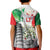 Italy Pisa Tower Kid Polo Shirt White Lily With Flag Style - Wonder Print Shop