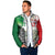 Italy Pisa Tower Padded Jacket White Lily With Flag Style - Wonder Print Shop