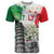 Italy Pisa Tower T Shirt White Lily With Flag Style - Wonder Print Shop