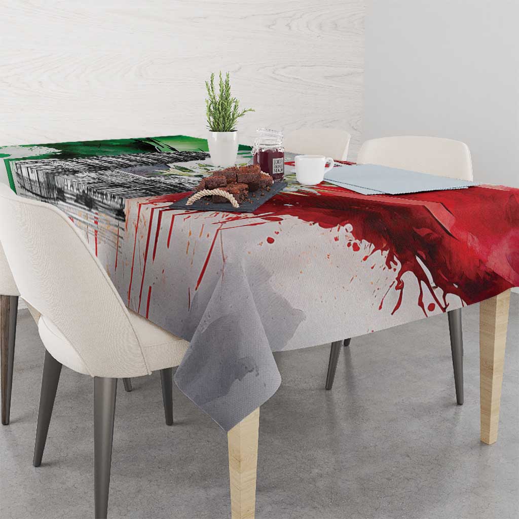 Italy Pisa Tower Tablecloth White Lily With Flag Style - Wonder Print Shop