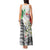 Italy Pisa Tower Tank Maxi Dress White Lily With Flag Style - Wonder Print Shop