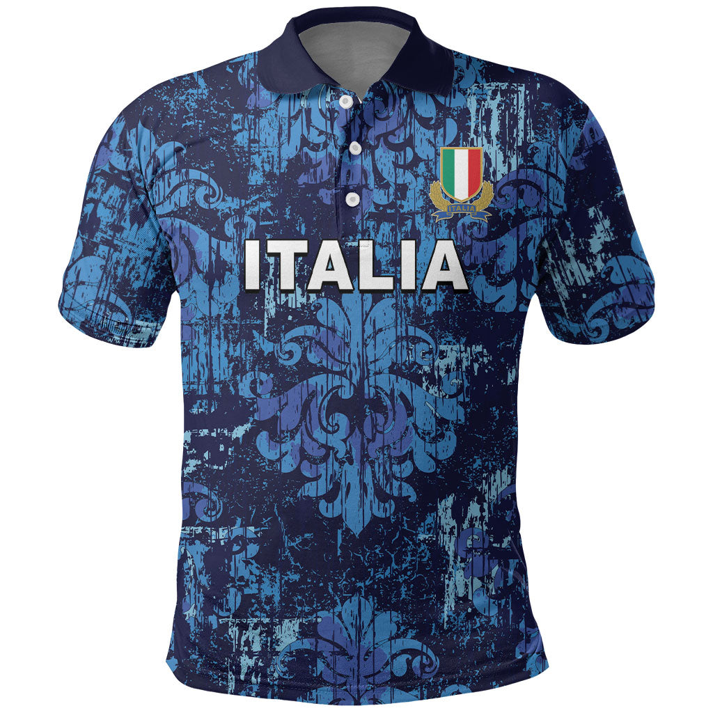 Italy Rugby Custom Polo Shirt Gli Azzurri Champions