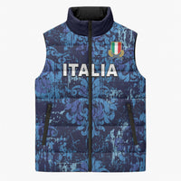 Italy Rugby Custom Sleeveless Puffer Jacket Gli Azzurri Champions