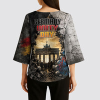 Germany Unity Day Kimono Sleeve Blouse Tag Der Deutschen Einheit Brandenburg Gate