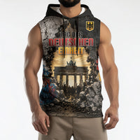 Germany Unity Day Sleeveless Hoodie Tag Der Deutschen Einheit Brandenburg Gate