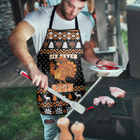 Thanksgiving Turkey Six Seven Bruh Apron Meme Gen Alpha Slang - Wonder Print Shop
