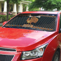 Thanksgiving Turkey Six Seven Bruh Auto Sun Shade Meme Gen Alpha Slang - Wonder Print Shop