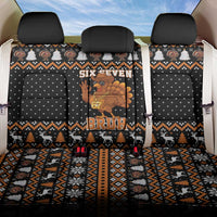 Thanksgiving Turkey Six Seven Bruh Back Car Seat Cover Meme Gen Alpha Slang - Wonder Print Shop