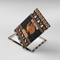 Thanksgiving Turkey Six Seven Bruh Canvas Wall Art Meme Gen Alpha Slang - Wonder Print Shop