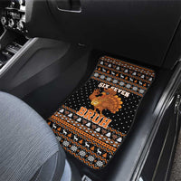 Thanksgiving Turkey Six Seven Bruh Car Mats Meme Gen Alpha Slang - Wonder Print Shop