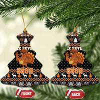 Thanksgiving Turkey Six Seven Bruh Ceramic Ornament Meme Gen Alpha Slang - Wonder Print Shop