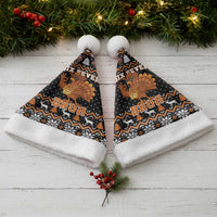 Thanksgiving Turkey Six Seven Bruh Christmas Santa Hat Meme Gen Alpha Slang - Wonder Print Shop
