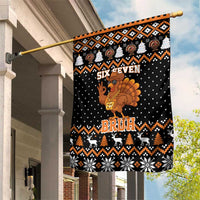 Thanksgiving Turkey Six Seven Bruh Garden Flag Meme Gen Alpha Slang - Wonder Print Shop