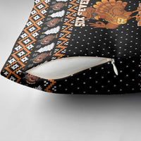 Thanksgiving Turkey Six Seven Bruh Pillow Cover Meme Gen Alpha Slang - Wonder Print Shop