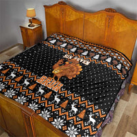 Thanksgiving Turkey Six Seven Bruh Quilt Meme Gen Alpha Slang - Wonder Print Shop