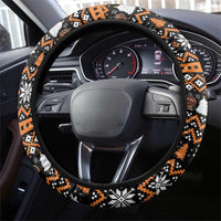 Thanksgiving Turkey Six Seven Bruh Steering Wheel Cover Meme Gen Alpha Slang - Wonder Print Shop