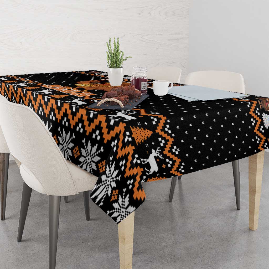 Thanksgiving Turkey Six Seven Bruh Tablecloth Meme Gen Alpha Slang - Wonder Print Shop