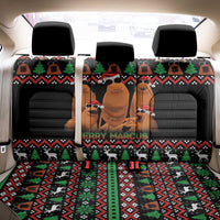 Marcus The Worm Christmas Back Car Seat Cover Funny Gen Alpha Meme Slang - Wonder Print Shop