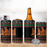 Marcus The Worm Christmas 4 in 1 Can Cooler Tumbler Funny Gen Alpha Meme Slang - Wonder Print Shop