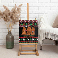 Marcus The Worm Christmas Canvas Wall Art Funny Gen Alpha Meme Slang - Wonder Print Shop