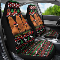 Marcus The Worm Christmas Car Seat Cover Funny Gen Alpha Meme Slang - Wonder Print Shop