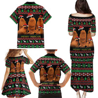 Marcus The Worm Christmas Family Matching Puletasi and Hawaiian Shirt Funny Gen Alpha Meme Slang - Wonder Print Shop