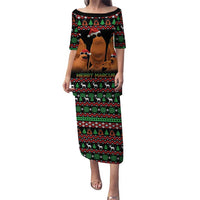 Marcus The Worm Christmas Family Matching Puletasi and Hawaiian Shirt Funny Gen Alpha Meme Slang - Wonder Print Shop