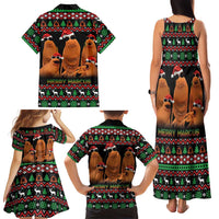 Marcus The Worm Christmas Family Matching Tank Maxi Dress and Hawaiian Shirt Funny Gen Alpha Meme Slang - Wonder Print Shop