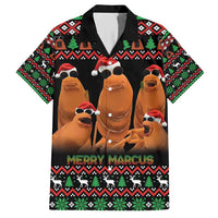 Marcus The Worm Christmas Hawaiian Shirt Funny Gen Alpha Meme Slang - Wonder Print Shop