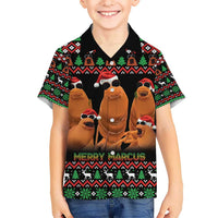 Marcus The Worm Christmas Hawaiian Shirt Funny Gen Alpha Meme Slang - Wonder Print Shop