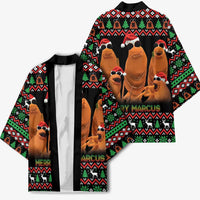 Marcus The Worm Christmas Kimono Funny Gen Alpha Meme Slang - Wonder Print Shop