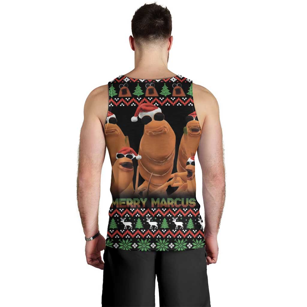 Marcus The Worm Christmas Men Tank Top Funny Gen Alpha Meme Slang - Wonder Print Shop