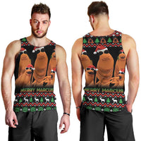 Marcus The Worm Christmas Men Tank Top Funny Gen Alpha Meme Slang - Wonder Print Shop