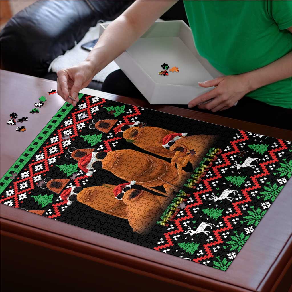 Marcus The Worm Christmas Puzzle Funny Gen Alpha Meme Slang - Wonder Print Shop