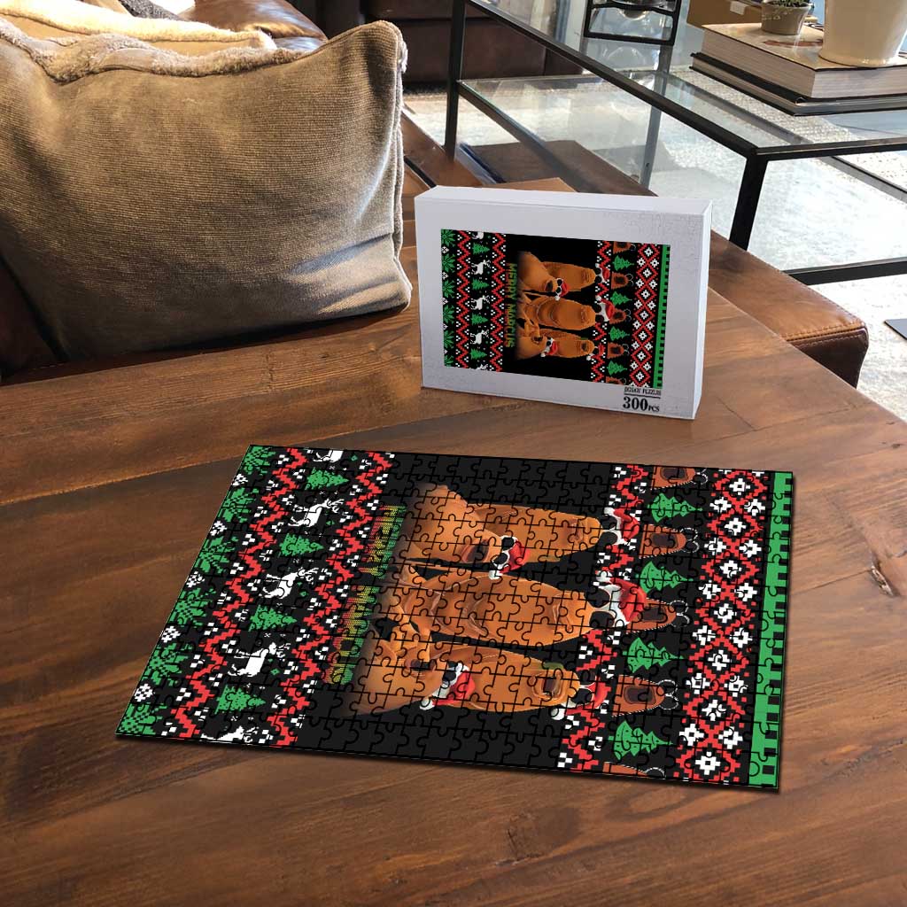 Marcus The Worm Christmas Puzzle Funny Gen Alpha Meme Slang - Wonder Print Shop