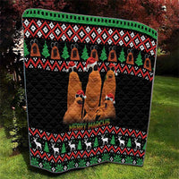 Marcus The Worm Christmas Quilt Funny Gen Alpha Meme Slang - Wonder Print Shop