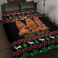 Marcus The Worm Christmas Quilt Bed Set Funny Gen Alpha Meme Slang - Wonder Print Shop