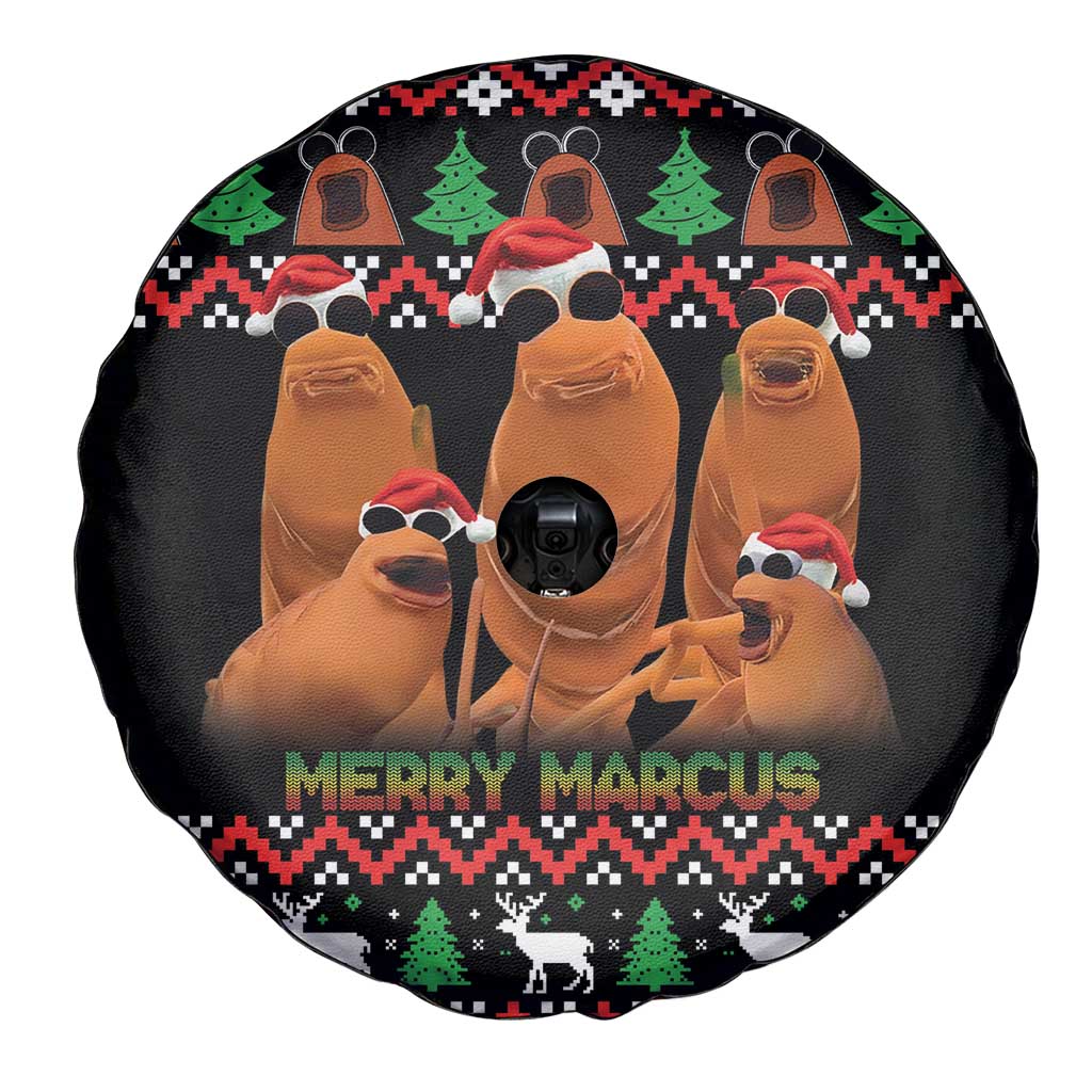 Marcus The Worm Christmas Spare Tire Cover Funny Gen Alpha Meme Slang - Wonder Print Shop