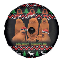 Marcus The Worm Christmas Spare Tire Cover Funny Gen Alpha Meme Slang - Wonder Print Shop