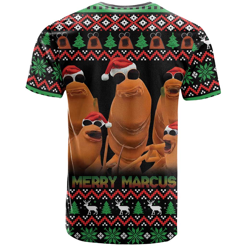 Marcus The Worm Christmas T Shirt Funny Gen Alpha Meme Slang - Wonder Print Shop